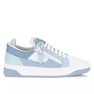 Giuseppe Zanotti Colorblock Leather Double-Zip Sneakers, NWT, Size EU 43